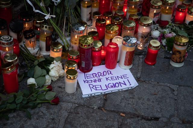 Svijeće i cvijeće za ubijene u Beču / Foto: Fenix (Ž. Cindrić)