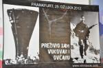 Plakat prezivio sam Vukovar i Ovcaru