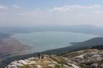 Pogled na Buško jezero sa vrha Kamešnice
