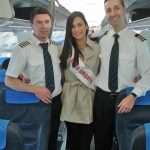 Lijepa gesta posade Croatia Airlines napravljena za hrvatsku misicu Maju Spahiju