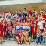 Cro Sokolima iz Aachena i Ultrasima Croatia Krefeld vaterpolo kapice i kupaći ogrtači hrvatskih vaterpolista