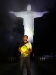Marin Cilic ispred kipa Krista Otkupitelja