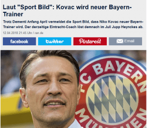 Nko Kovac u Bayernu
