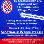 Počele prijave za Duhovski turnir SD Croatije Berlin - Fond nagrada za prve 3 momčadi iznosi 5.000 eura