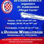 Počele prijave za Duhovski turnir SD Croatije Berlin - Fond nagrada za prve 3 momčadi iznosi 5.000 eura