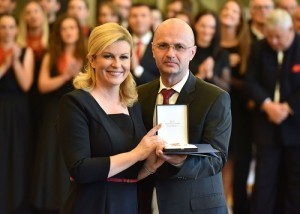 Predsjednica i dr. sc. Slaven Bačić, Vojvodina