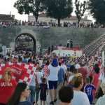 Spektakularan doček četvorice Vatrenih u Zadru - svi htjeli biti bliže hrvatskim nogometnim herojima