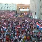 Spektakularan doček četvorice Vatrenih u Zadru - svi htjeli biti bliže hrvatskim nogometnim herojima