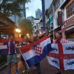 (FOTO) Hrvati iz Singapura: Daleko smo ali smo svim srcem uz Vatrene i Hrvatsku