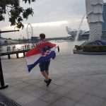 (FOTO) Hrvati iz Singapura: Daleko smo ali smo svim srcem uz Vatrene i Hrvatsku