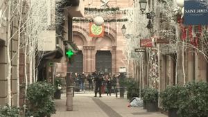 Policija čuva prilaze katedrali u Strasbourgu / Foto: Screenshot DNA