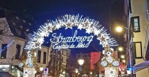 Natpis na kojem piše:Strasbourg, glavni grad Božića / Foto: Tourist offic Starsbourg