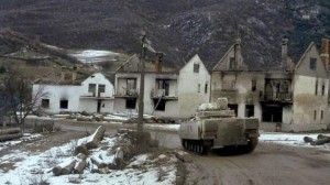 Buhine kuće nakon zločina tzv.Armije BiH / Foto: Arhiv UDRBiH