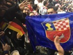 hrvatska zastava rama Lanxess Arena Koeln