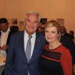(FOTO) PREDSJEDNICA S HRVATIMA U BERLINU - Na domjenku velik broj predstavnika hrvatskih zajednica i udruga iz cijele Njemačke