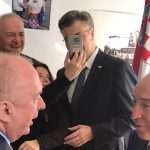 (FOTO) Premijer Plenković s potpredsjednicima Vlade u Münchenu - nakon sastanka u konzulatu svi bili na nedjeljnoj sv. misi u crkvi Sv. Michaela