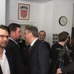 (FOTO) Premijer Plenković s potpredsjednicima Vlade u Münchenu - nakon sastanka u konzulatu svi bili na nedjeljnoj sv. misi u crkvi Sv. Michaela