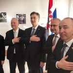 (FOTO) Premijer Plenković s potpredsjednicima Vlade u Münchenu - nakon sastanka u konzulatu svi bili na nedjeljnoj sv. misi u crkvi Sv. Michaela