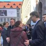 (FOTO) Premijer Plenković s potpredsjednicima Vlade u Münchenu - nakon sastanka u konzulatu svi bili na nedjeljnoj sv. misi u crkvi Sv. Michaela