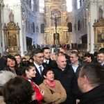 (FOTO) Premijer Plenković s potpredsjednicima Vlade u Münchenu - nakon sastanka u konzulatu svi bili na nedjeljnoj sv. misi u crkvi Sv. Michaela