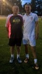 Trener Posavine Schoneweide s jednim od ponajboljih igrača FK Srbija.