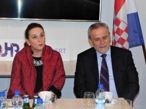 Veleposlanica Vesna Cvjetković i Milan Bandić