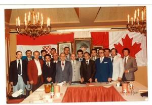 Slika Ujedinjenih Hrvata Europe iz 1982. godine u Torontu koju je objavila tajnica HSS-a / Foto: Preslik UHE  - I.Lozo