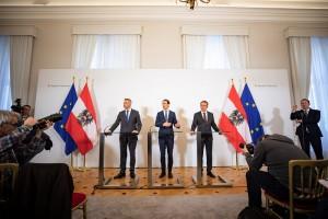 Kancelar  Sebastian Kurz je održao u utorak konferenciju/Foto: BKA Beč