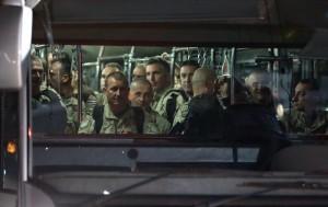 Autobus s hrvatsim vojnicima iz Afganstana / Foto: Hina
