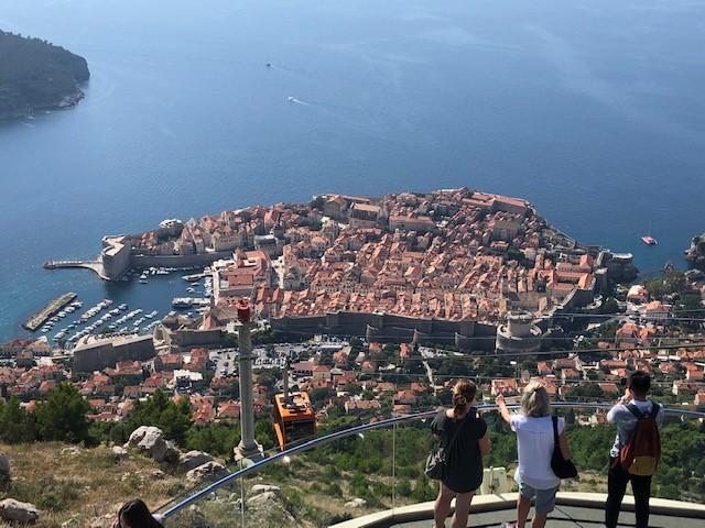 Pogled sa tvrdave Srd na Dubrovnik