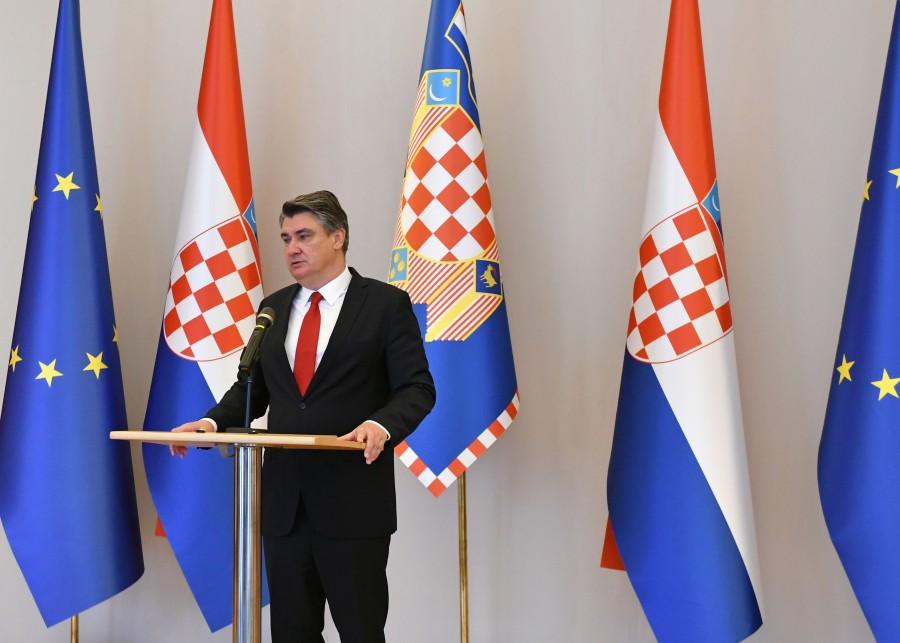 Hrvatski predsjednik  Zoran Milanović / Foto: Hina