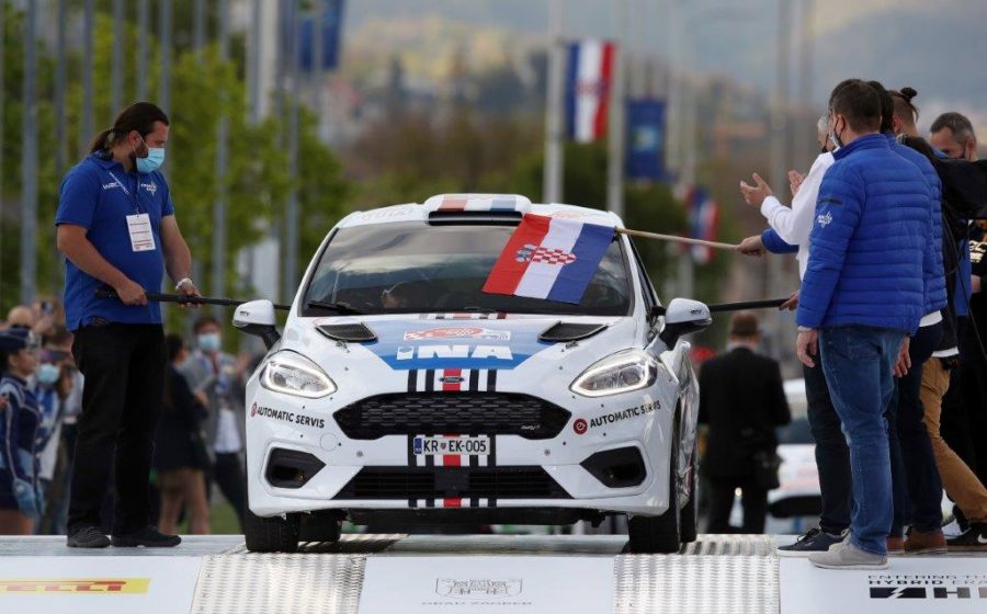 WRC Croatia Rally hrvatski voza Vilijam Prodan i suvozac Zoran Rastegorac u