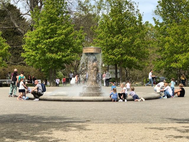 proljece Bad Nauheim fontana