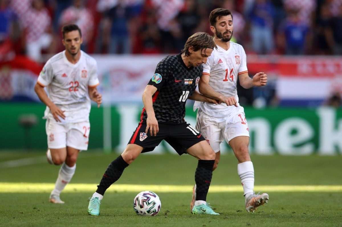 Luka Modric Hrvatska - Spanjolska