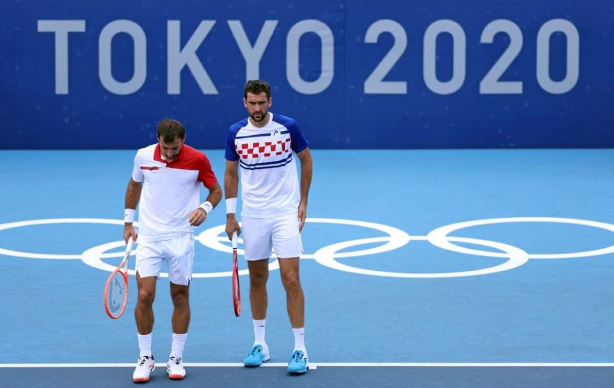 (FOTO) HRVATSKO FINALE U TOKIJU: Nikola Mektić i Mate Pavić u finalu protiv Ivana Dodiga i Marina Čilića