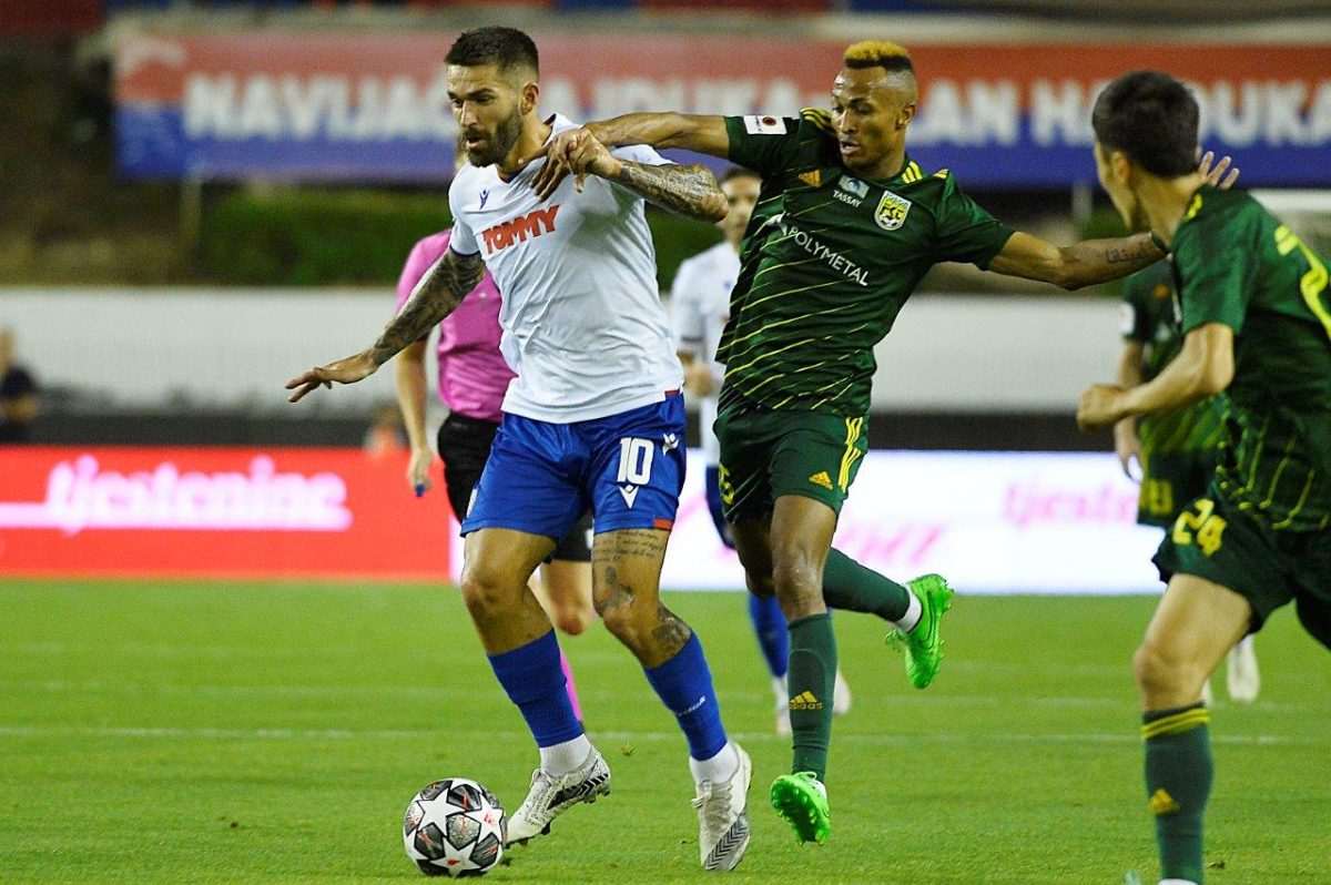 PRETKOLO KONFERENCIJSKE LIGE: Pogocima Marina Ljubičića Hajduk na Poljudu savladao Tobol s 2:0