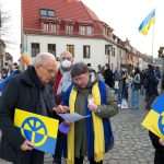 (VIDEO) PROSVJEDI PROTIV AGRESIJE NA UKRAJINU: Prosvjednicima u Frankfurtu posredstvom video veze obratio se ukrajinski predsjednik Volodimir Zelenskij