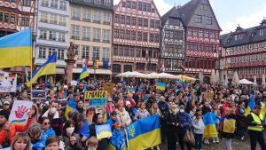 prosvjed za mir u ukrajini frankfurt 1