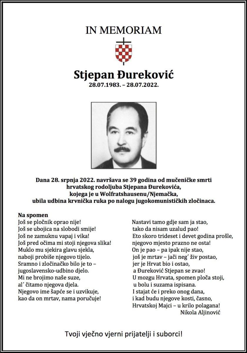 IN MEMORIAM Stjepan Durekovic 2022 002