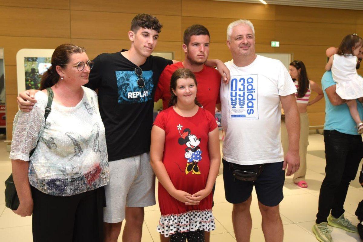 Mili Poljicek s obitelji