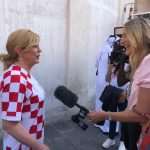 (FOTO/VIDEO) ODLIČNA ATMOSFERA U DOHI: Hrvatskim navijačima pridružila se i bivša predsjednica Kolinda Grabar Kitarović