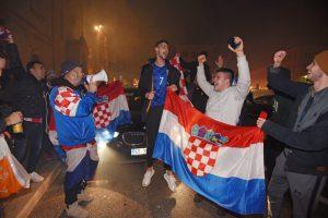 Slavlje navijaca hrvatske u