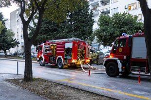 Požar u Vinkovačkoj ulici u Splitu