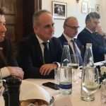 RADNI SASTANAK: Premijer Andrej Plenković na radnom objedu hrvatskih udruga, zajednica i klubova iz Münchena