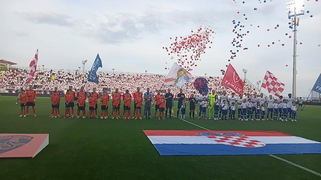 Finale hrvatskog nogometnog Kupa Hajduk Sibenik na stadionu na Rujevici. foto HINA