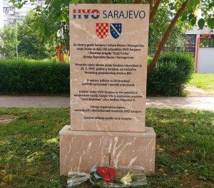 Spomenik HVO Sarajevo kojeg ne prihvacaju Koordinacije HVO a