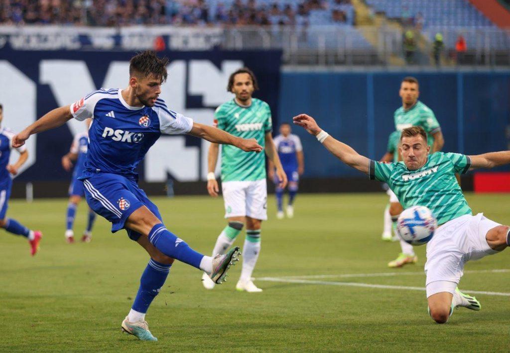 Stefan Ristovski of Dinamo Zagreb and Dario Melnjak of Hajduk