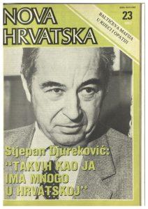 Stjepan Durekovic Nova Hrvatska