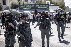 Izraelska policija AA u Jerusalemu U