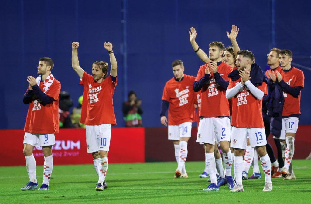 Andrej Kramaric Luka Modric Luka Sucic Josip Stanisic Marco Pasali Ante Budimir u